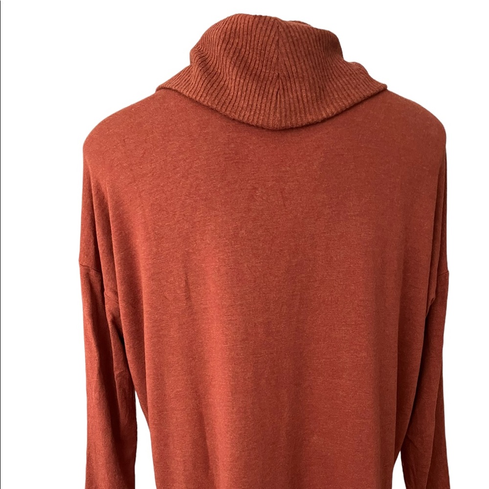 Lou & Grey Rust Cowl Neck Sweater - Picture 6 of 9
